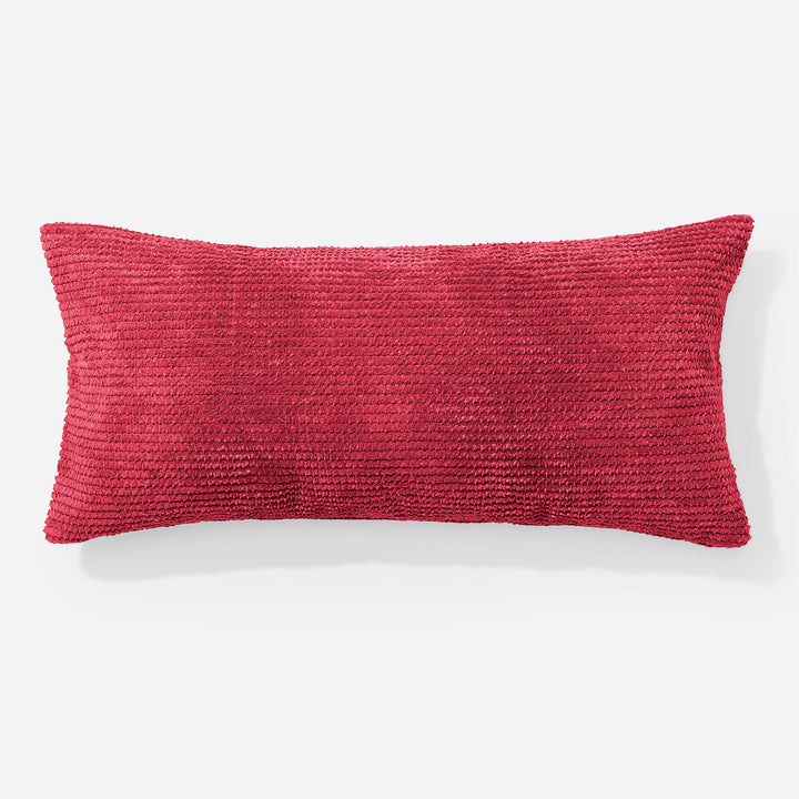 Housse de Coussin Rectangulaire Géant 40 x 70cm - Pompon Rouge pastel 01
