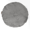Housse de Coussin Rond 50cm - Pompon Anthracite 01