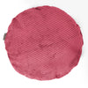 Housse de Coussin Rond 50cm - Pompon Rouge pastel 01