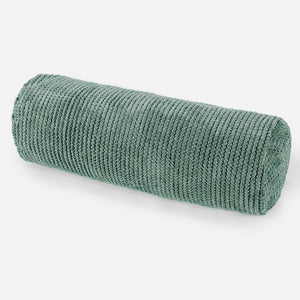 Housse de Traversin 20 x 55cm - Pompon Vert Mousse