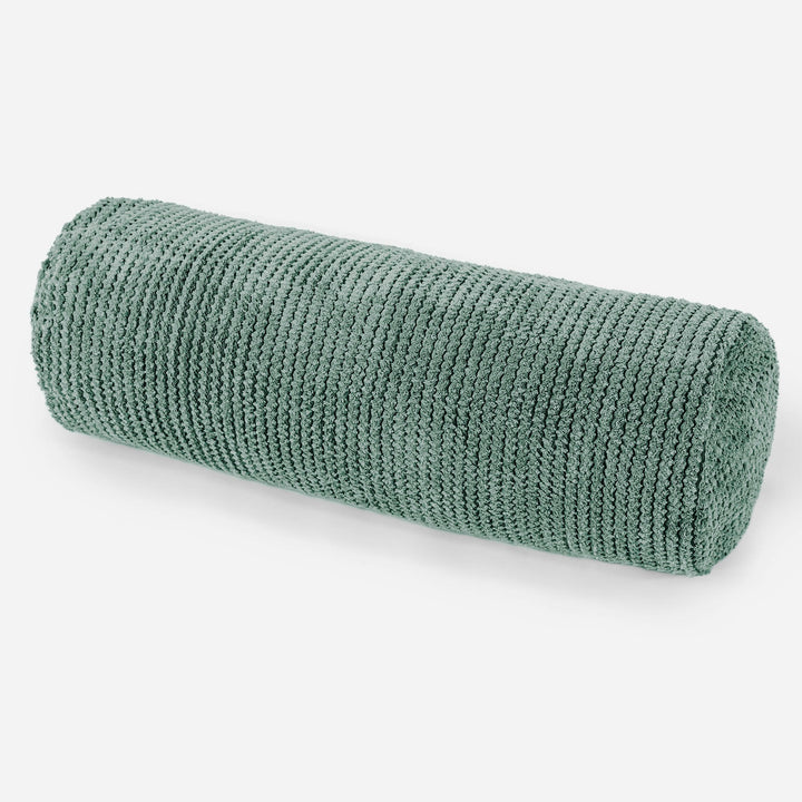 Housse de Traversin 20 x 55cm - Pompon Vert Mousse 01