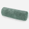 Housse de Traversin 20 x 55cm - Pompon Vert Mousse 01