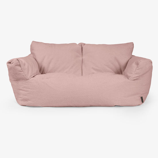 Joséphine Canapé Pouf - Bouclé Rose 01