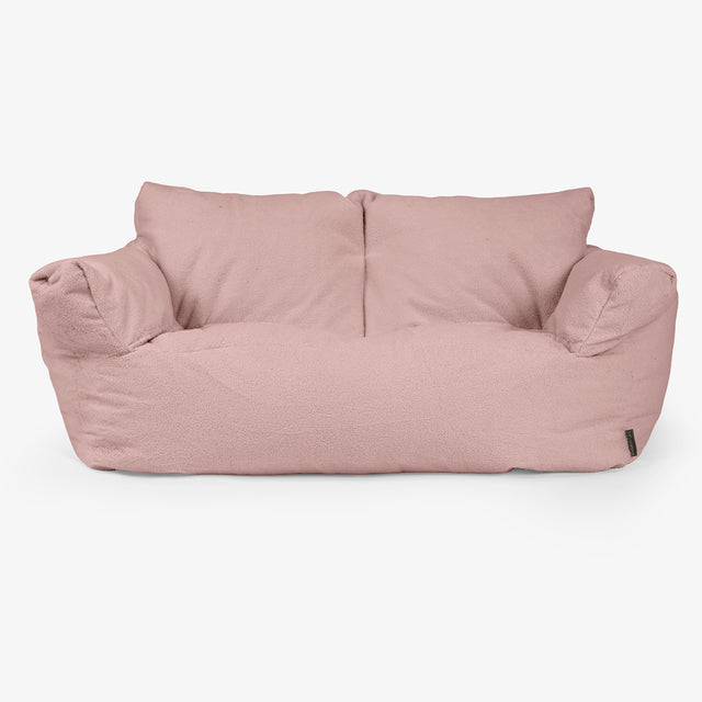 Joséphine Canapé Pouf - Bouclé Rose 01
