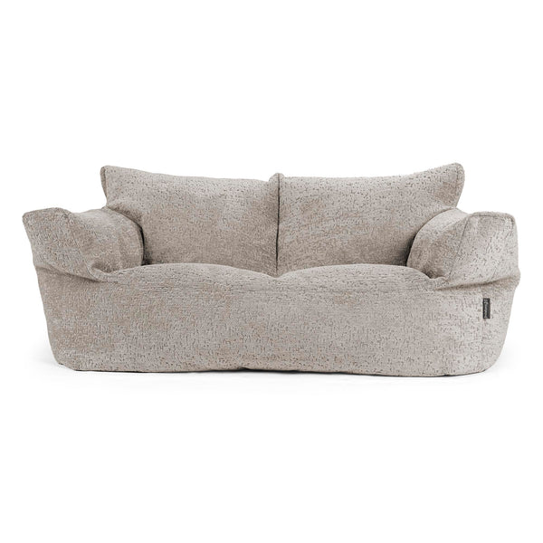 Joséphine Canapé Pouf - Chenille Luxe Gris 01
