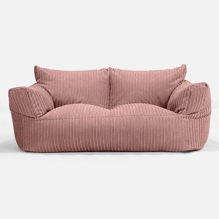 Joséphine Canapé Pouf - Côtelé Pêche 01