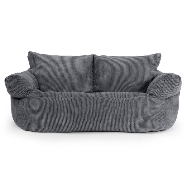 Joséphine Canapé Pouf - Pompon Noir 01