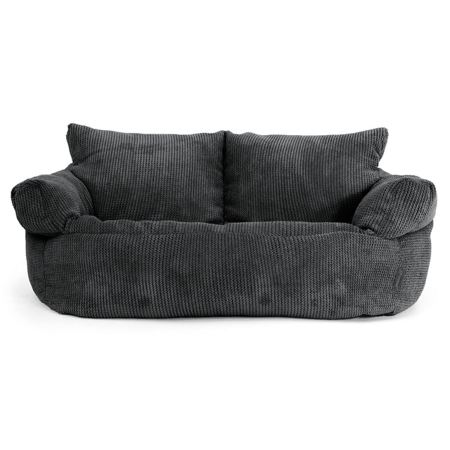 Joséphine Canapé Pouf - Pompon Noir 01