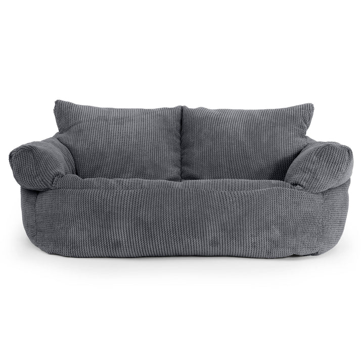 Joséphine Canapé Pouf - Pompon Noir 01