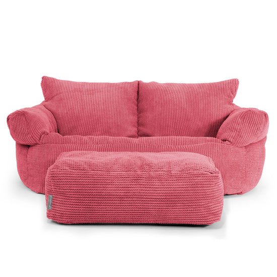 Joséphine Canapé Pouf - Pompon Rouge pastel 02