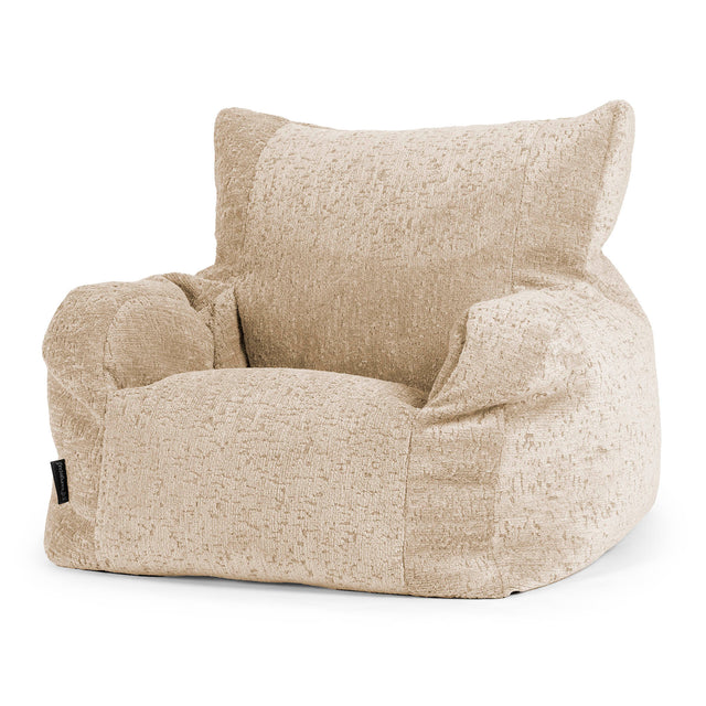 Joséphine Pouf Fauteuil Design - Chenille Luxe Vison 01