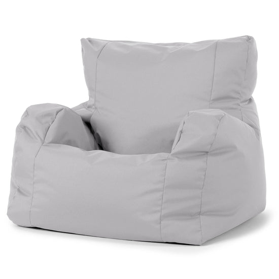 Joséphine Pouf Fauteuil Design - Entretien Facile Extérieur Argent 01