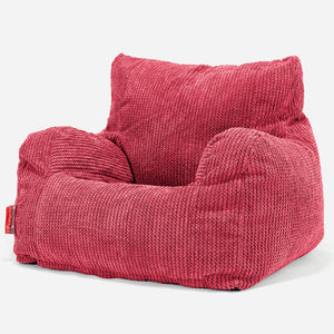 Joséphine Pouf Fauteuil Design - Pompon Rouge pastel