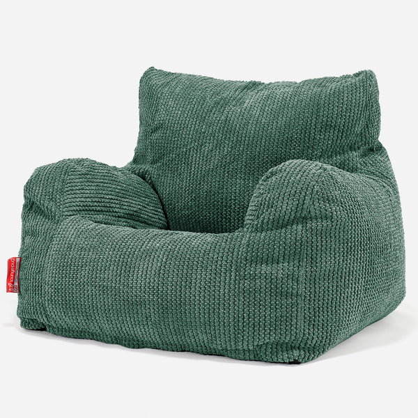 Joséphine Pouf Fauteuil Design - Pompon Vert Mousse 01