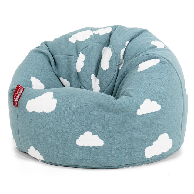 Pouf Poire Classique Enfant 1-5 ans Housse de Remplacement - Tricoté 01