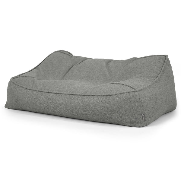 Le Canapé Pouf Doudou - Bouclé Gris