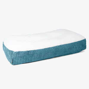 Lit pour Chien, Taille XL - Sherpa & Côtelé Mer Égée