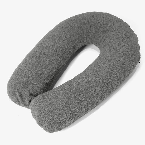 Oreiller Câlin - Bouclé Gris 01