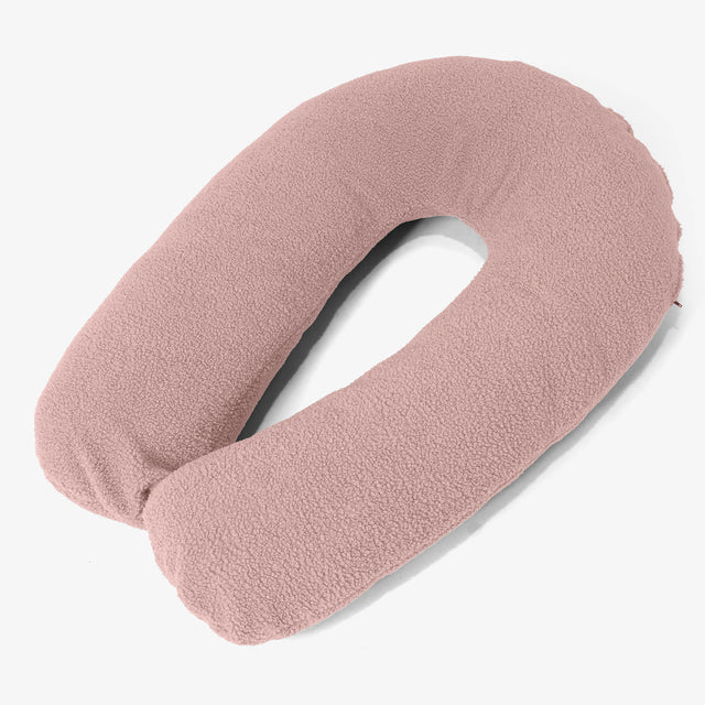Oreiller Câlin - Bouclé Rose 01