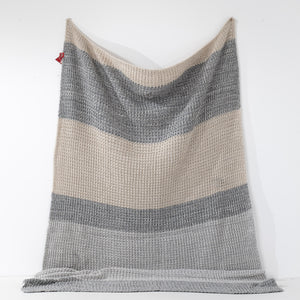 Couverture / Plaid - Tricoté Chester Gris
