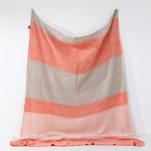 Couverture / Plaid - Tricoté Chester Rose