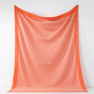 Couverture / Plaid - Tricoté Chevrons Corail