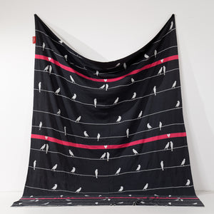 Couverture / Plaid - Tricoté Bird