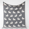 Couverture / Plaid - Tricoté Lapin 01