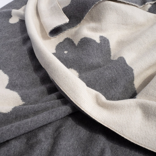 Couverture / Plaid - Tricoté Lapin 05