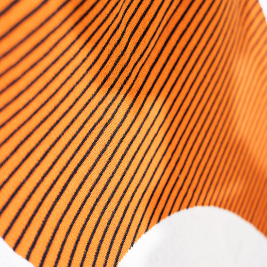 Couverture / Plaid - Tricoté Colourblock Abstrait Orange 02