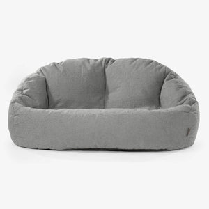 Pouf Canapé Bubble - Bouclé Gris