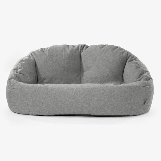 Pouf Canapé Bubble - Bouclé Gris 01
