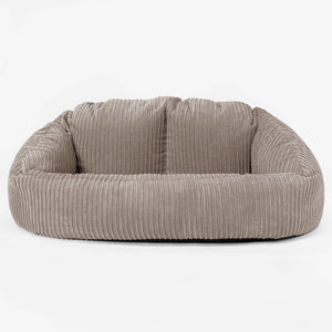Pouf Canapé Bubble - Côtelé Grège