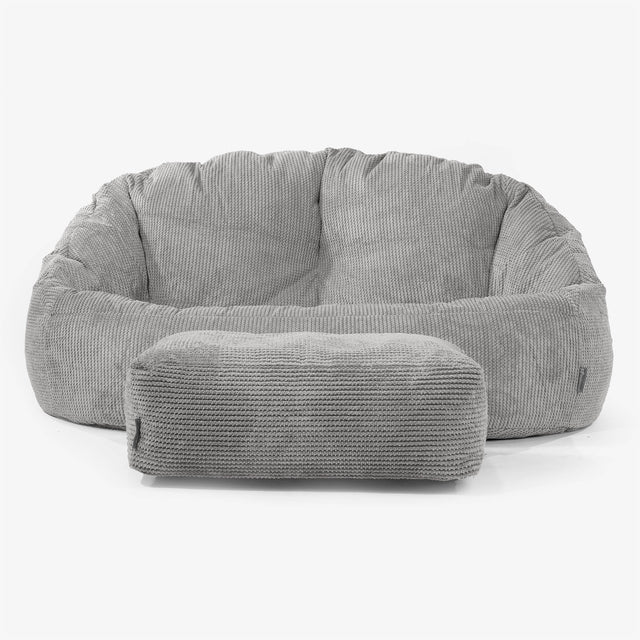 Pouf Canapé Bubble - Pompon Anthracite 02