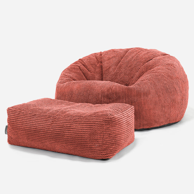 Pouf Canapé Classique - Pompon Citrouille 02