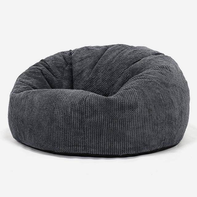 Pouf Canapé Classique - Pompon Noir 01