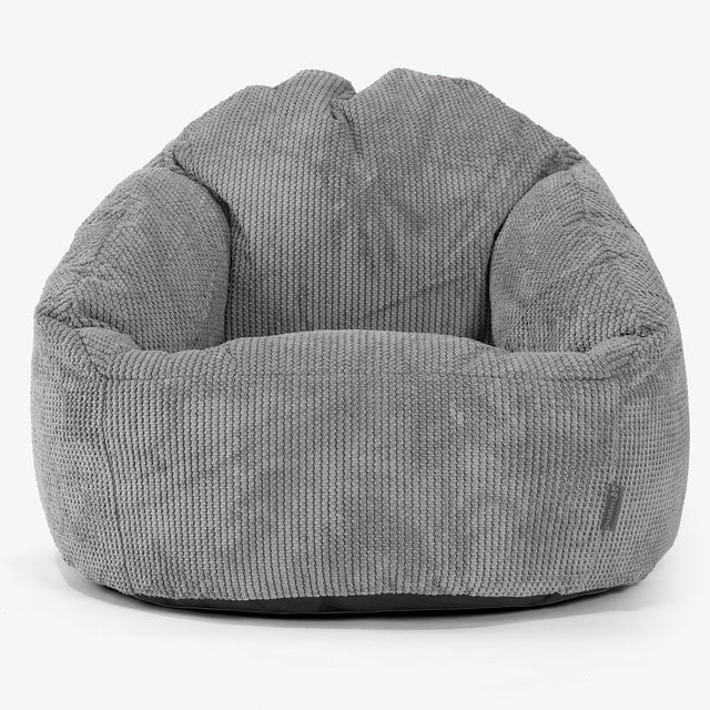 Pouf Chaise Bubble - Pompon Anthracite 01