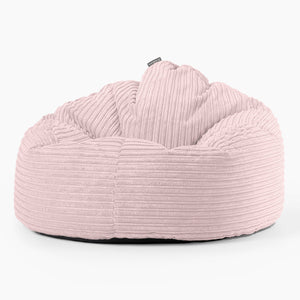 Pouf Poire, Archi - Côtelé Rose