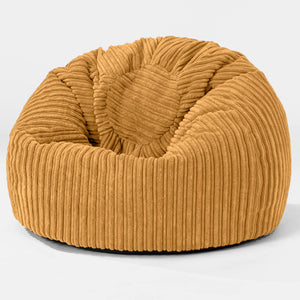 Pouf Poire Classique Enfant 1-5 ans - Côtelé Miel doré