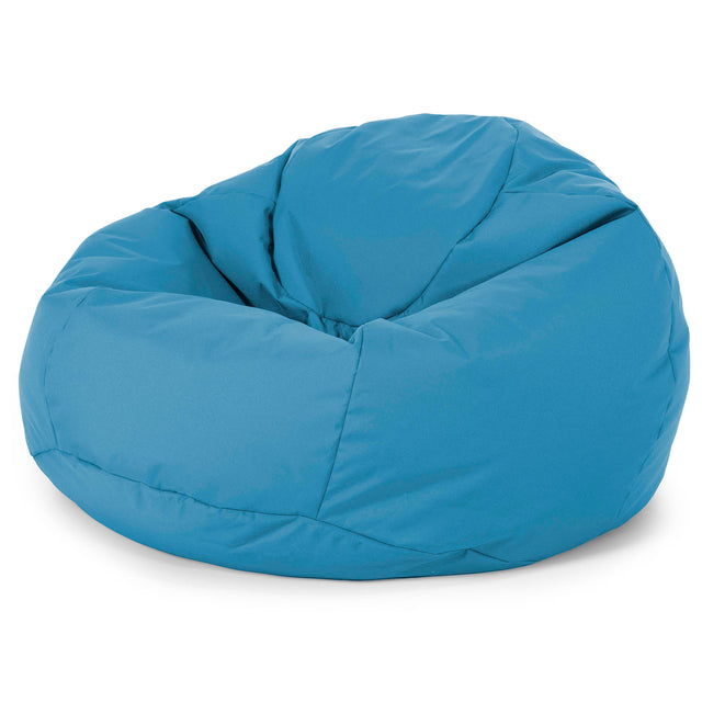 Pouf Poire Classique - Entretien Facile Extérieur Bleu Turquoise 01