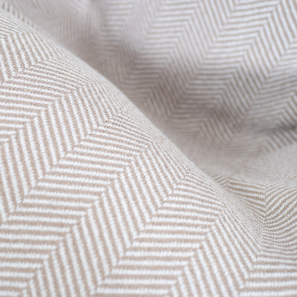 Pouf Poire Gamer - Tricoté Chevrons Pierre Fabric Close-up Image