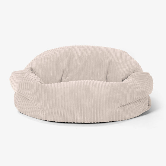 Pouf Canapé Sabine - Côtelé Ivoire 02