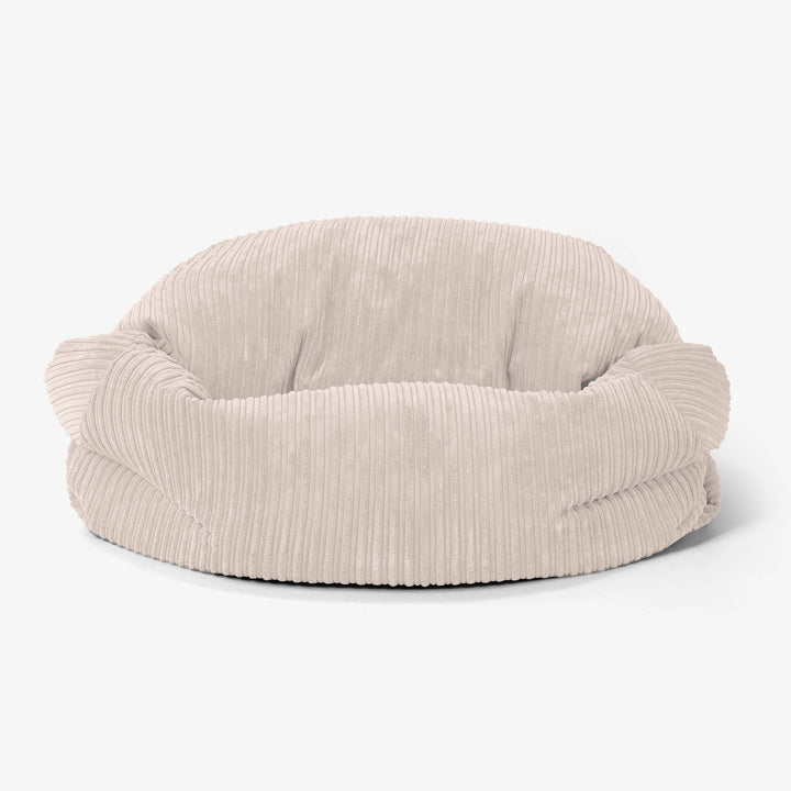 Pouf Canapé Sabine - Côtelé Ivoire 02