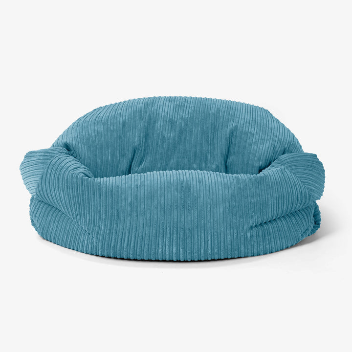 Pouf Canapé Sabine - Côtelé Mer égée 02
