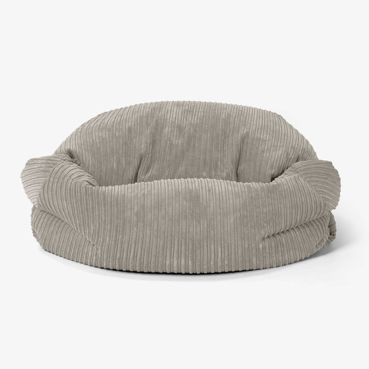 Pouf Canapé Sabine - Côtelé Vison 02