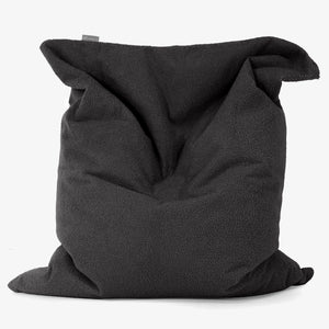 Pouf Géant XXL - Bouclé Anthracite