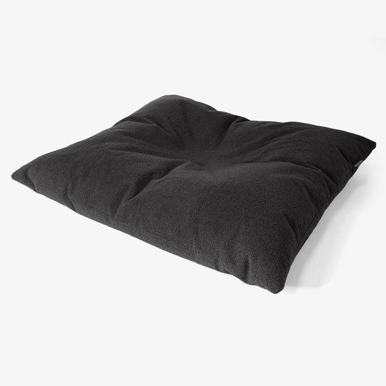 Pouf Géant XXL - Bouclé Anthracite 03