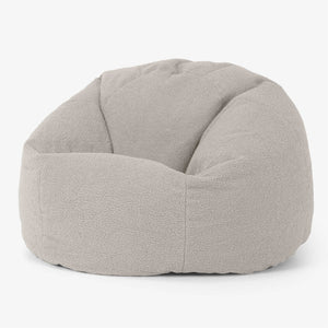 Pouf Poire Classique - Bouclé Ivoire