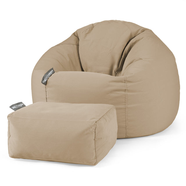 SoleiStorm™ Ultra 2000 h+ Pouf Poire Classique - Olefin Beige 02