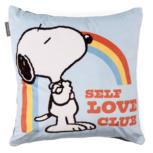 Snoopy Housse de Coussin 47 x 47cm - Arc-en-ciel